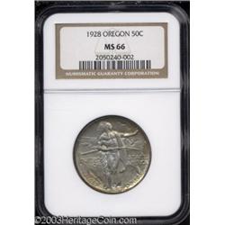 1928 50C Oregon MS66 NGC.
