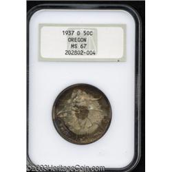 1937-D 50C Oregon MS67 NGC.