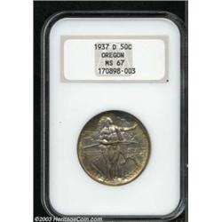 1937-D 50C Oregon MS67 NGC.