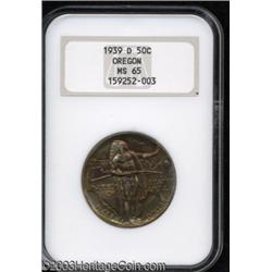 1939 50C Oregon MS65 NGC.