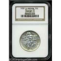 1939-D 50C Oregon MS67 NGC.
