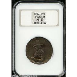 1920 50C Pilgrim MS65 NGC.
