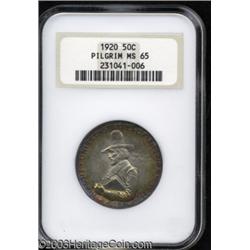 1920 50C Pilgrim MS65 NGC.