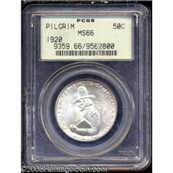 1920 50C Pilgrim MS66 PCGS.