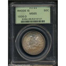 1936-D 50C Rhode Island MS65 PCGS.