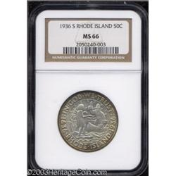1936-S 50C Rhode Island MS66 NGC.