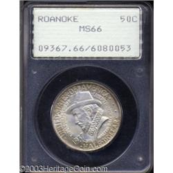 1937 50C Roanoke MS66 PCGS.