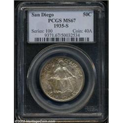 1935-S 50C San Diego MS67 PCGS.