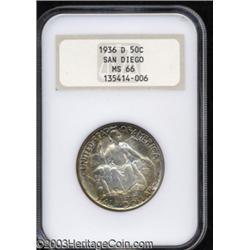 1936-D 50C San Diego MS66 NGC.