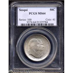 1926 50C Sesquicentennial MS64 PCGS.