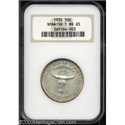 1935 50C Spanish Trail MS65 NGC.