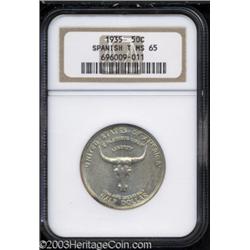 1935 50C Spanish Trail MS65 NGC.