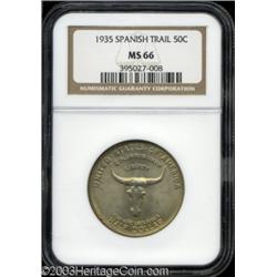 1935 50C Spanish Trail MS66 NGC.