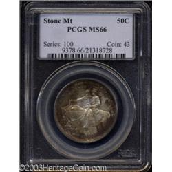 1925 50C Stone Mountain MS66 PCGS.