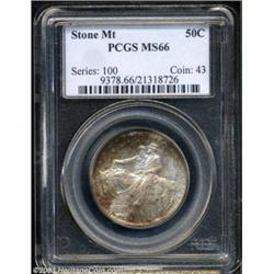 1925 50C Stone Mountain MS66 PCGS.
