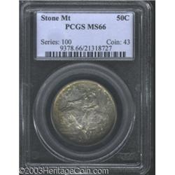 1925 50C Stone Mountain MS66 PCGS.