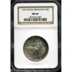 1925 50C Stone Mountain MS66 NGC.