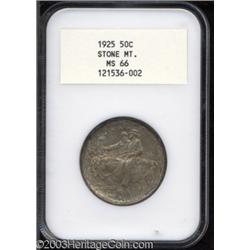 1925 50C Stone Mountain MS66 NGC.
