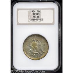 1934 50C Texas MS66 NGC.