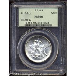1935-D 50C Texas MS66 PCGS.
