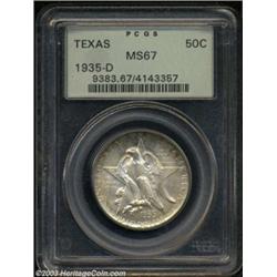 1935-D 50C Texas MS67 PCGS.