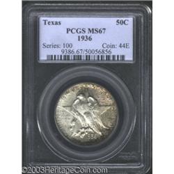 1936 50C Texas MS67 PCGS.