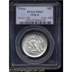 1936-S 50C Texas MS67 PCGS.