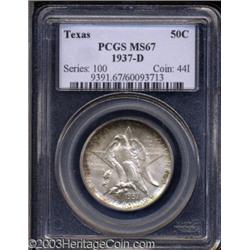 1937-D 50C Texas MS67 PCGS.