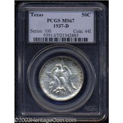1937-D 50C Texas MS67 PCGS.
