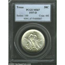 1937-D 50C Texas MS67 PCGS.
