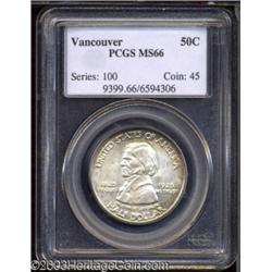 1925 50C Vancouver MS66 PCGS.