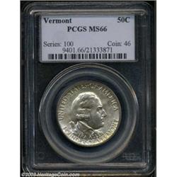 1927 50C Vermont MS66 PCGS.