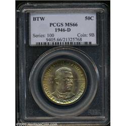 1946-D 50C Booker T. Washington MS66 PCGS.