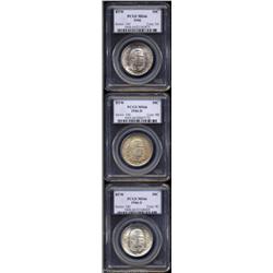 1946 SET Booker T. Washington PDS Set MS66 PCGS.