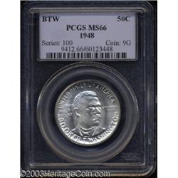 1948 50C Booker T. Washington MS66 PCGS.
