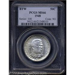1948 50C Booker T. Washington MS66 PCGS.