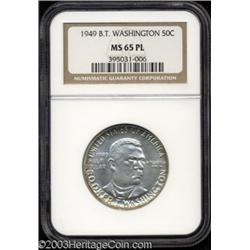 1949 50C Booker T. Washington MS65 Prooflike NGC.