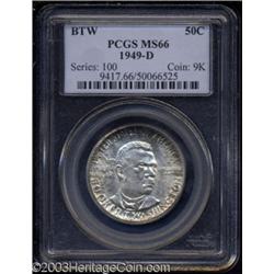 1949-D 50C Booker T. Washington MS66 PCGS.