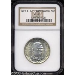 1949-D 50C Booker T. Washington MS66 NGC.