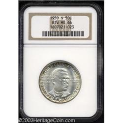 1950-S 50C Booker T. Washington MS66 NGC.