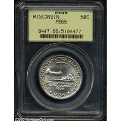 1936 50C Wisconsin MS66 PCGS.