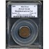 Image 1 : 1899 1C Cent--Double Struck in Collar--VG10 PCGS.