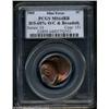 Image 1 : 1965 1C Cent--Double Struck, 60% Off Center and Broadstruck--MS64 Red and Brown PCGS.