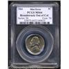 Image 1 : 1964 5C Nickel--Broadstruck Out of Collar--MS64 PCGS.