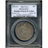 Image 3 : 1873-CC 50C Arrows Half Dollar--Double Struck in Collar--Fine 12 PCGS.