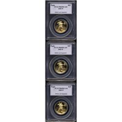 2000-W G$25 Half-Ounce Gold Eagle PR69 Deep Cameo PCGS,