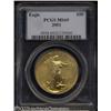 Image 1 : 2001 G$50 One-Ounce Gold Eagle MS69 PCGS.