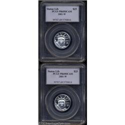 2001-W P$25 Quarter-Ounce Platinum Eagle PR69 Deep Cameo PCGS,