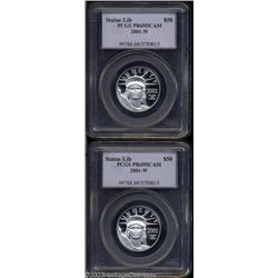 2001-W P$50 Half-Ounce Platinum Eagle PR69 Deep Cameo PCGS,