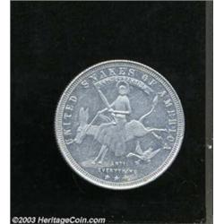 1900 Bryan Dollar Struck in Aluminum AU55.